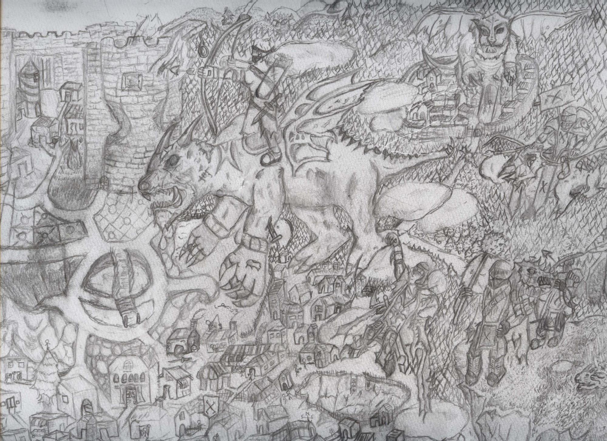 Made durning 2009 when I was in 7th grade but meh felt like posting it :/ I didn't knew viewpoint and human proportion back then.