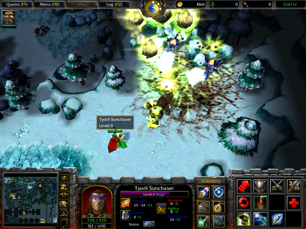 Mage Casting Fire Storm.