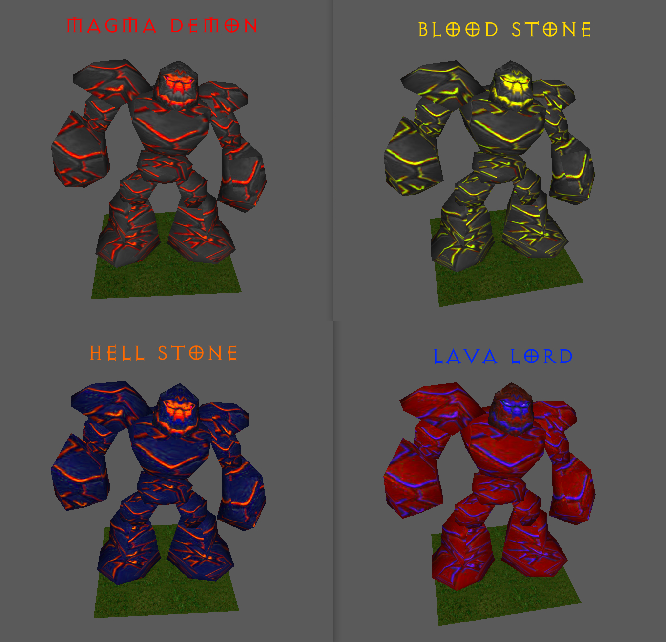 Magma Demons Variants