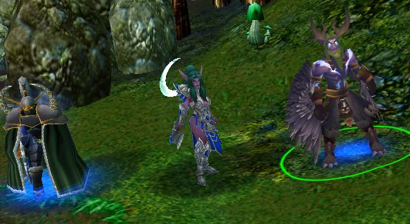 Maiev, Malfurion, And Tyrande