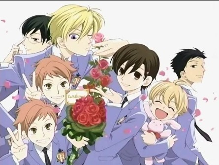 Main characters from Ouran High School Host Club