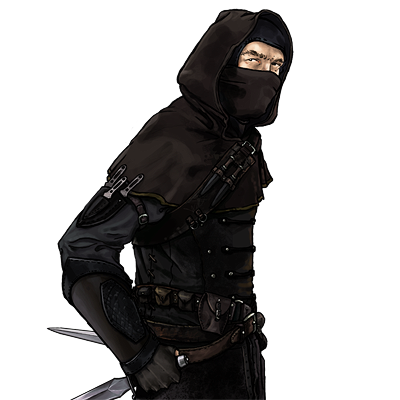 Male Assassin from Battle for Wesnoth.