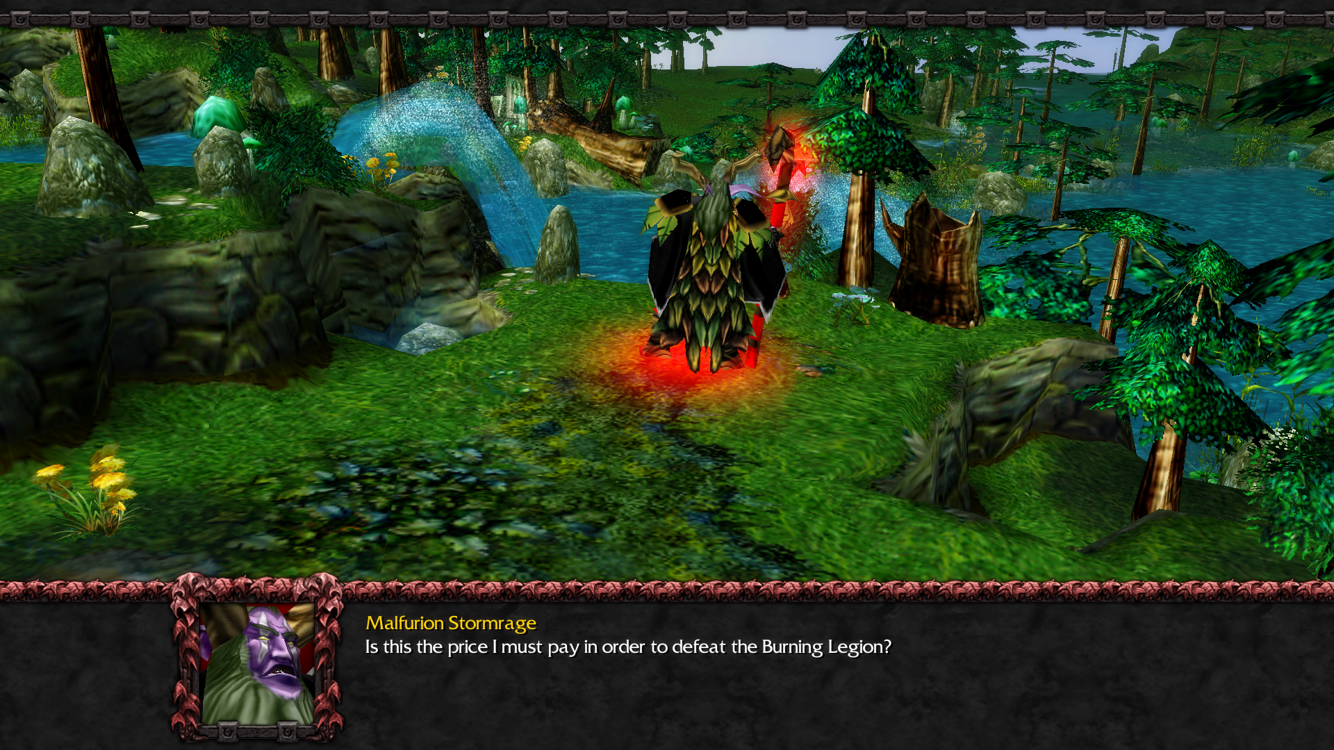 warcraft 3 malfurion quest