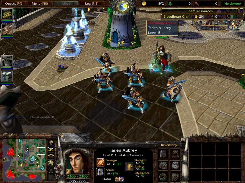 Many characters who were mentioned in the novel of World of Warcraft and who were seen in game are added into the game. Notice the improved terrain.