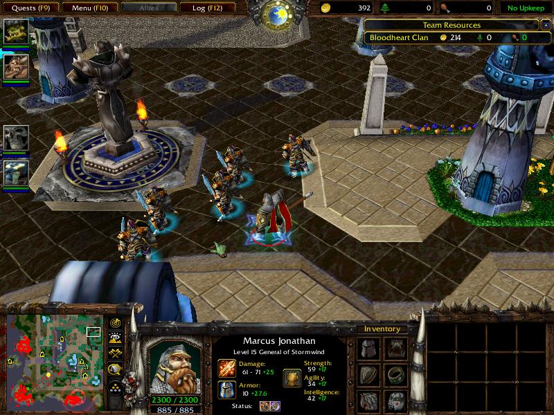 Many characters who were mentioned in the novel of World of Warcraft and who were seen in game are added into the game. Notice the improved terrain.