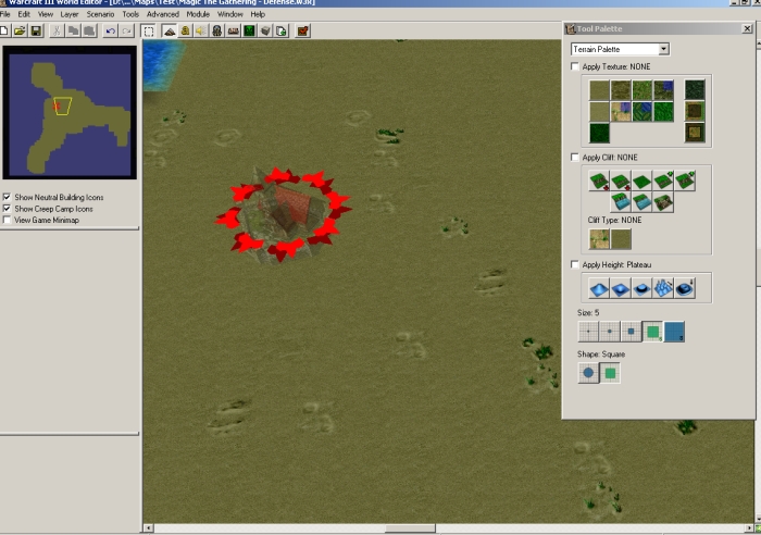 Map layout
