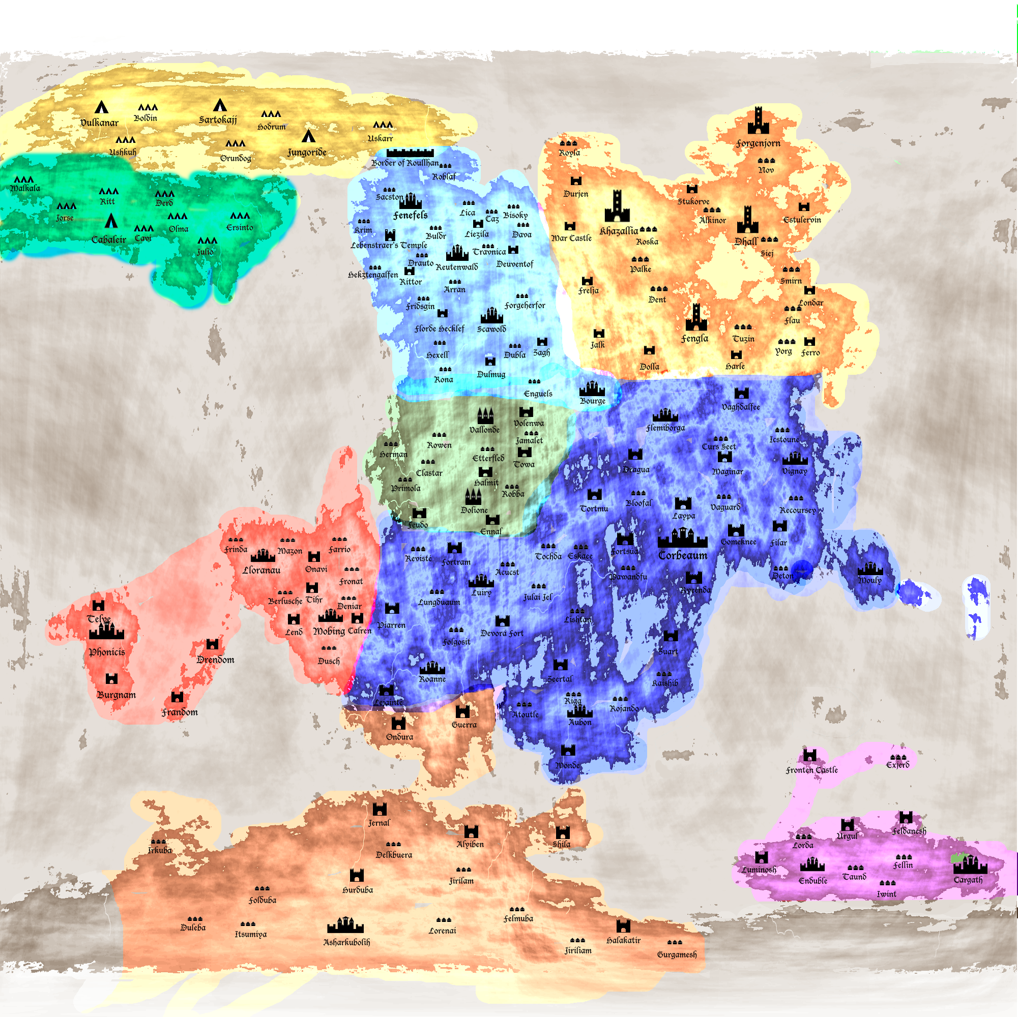 Map of Roullhan Updated