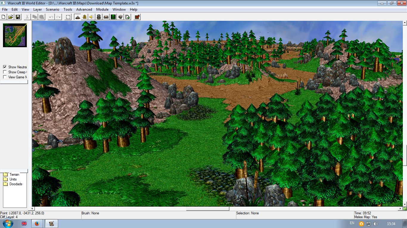 Map Template Screenshot 1