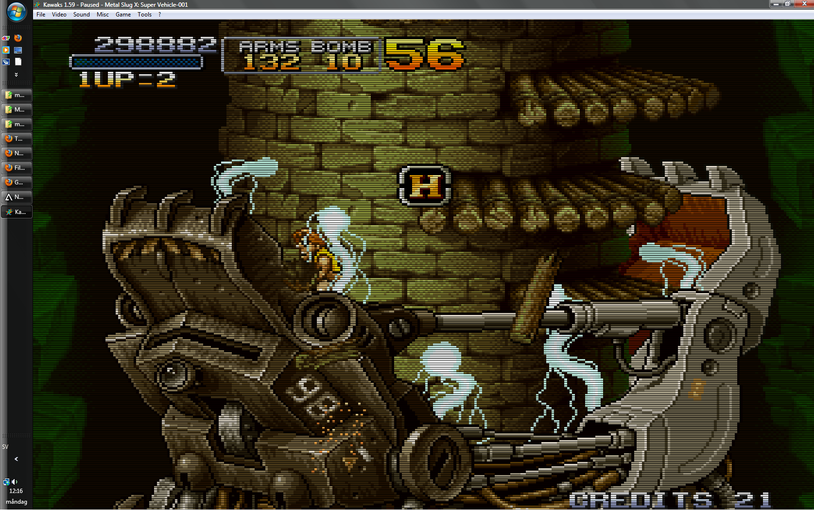 Metal Slug SV-001 Mission 2 boss