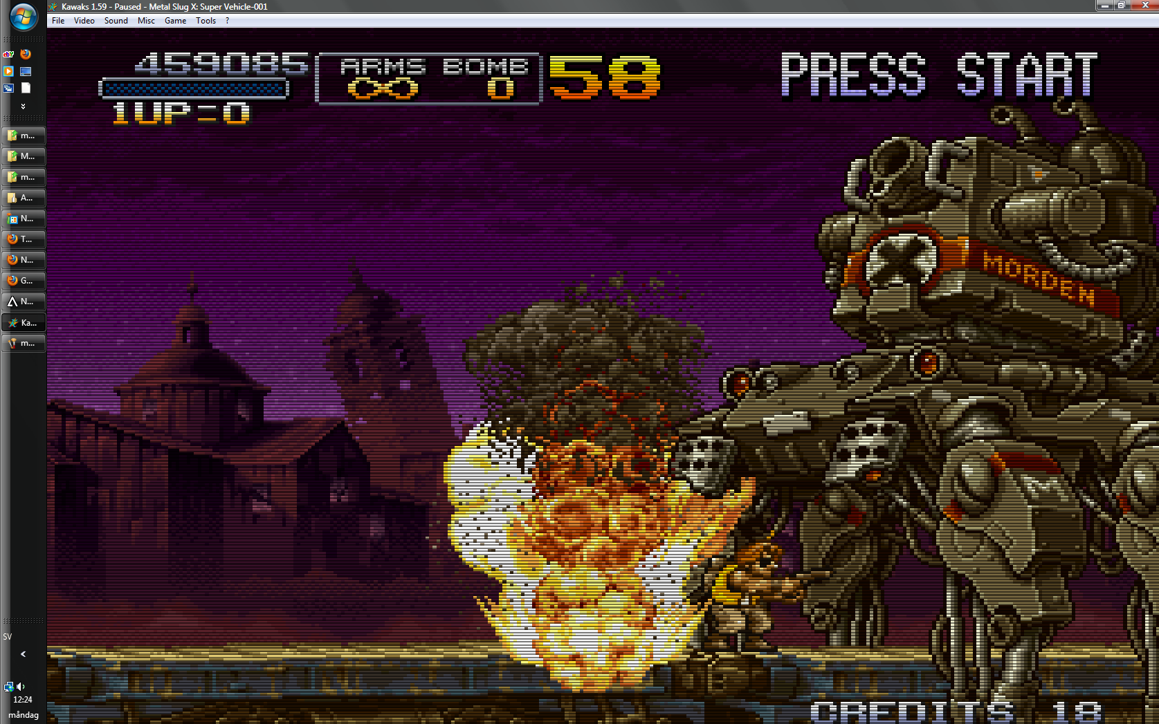 Metal Slug SV-001 Mission 3 boss