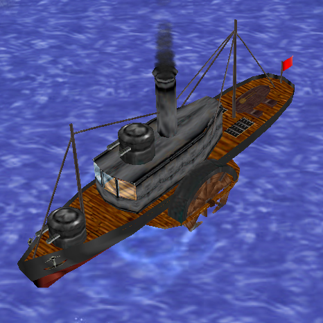 Metal Steam Boat