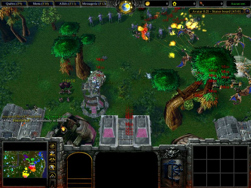 Micromissile bombardment