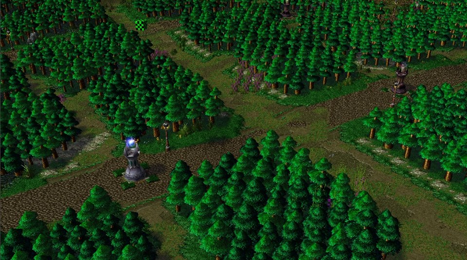 Middle of the map.