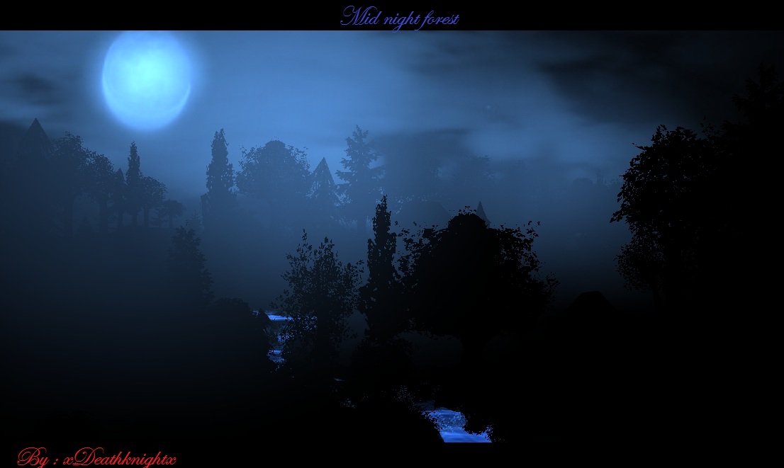 Midnight Forest
-Random Terrain
-Inspired By Kenji