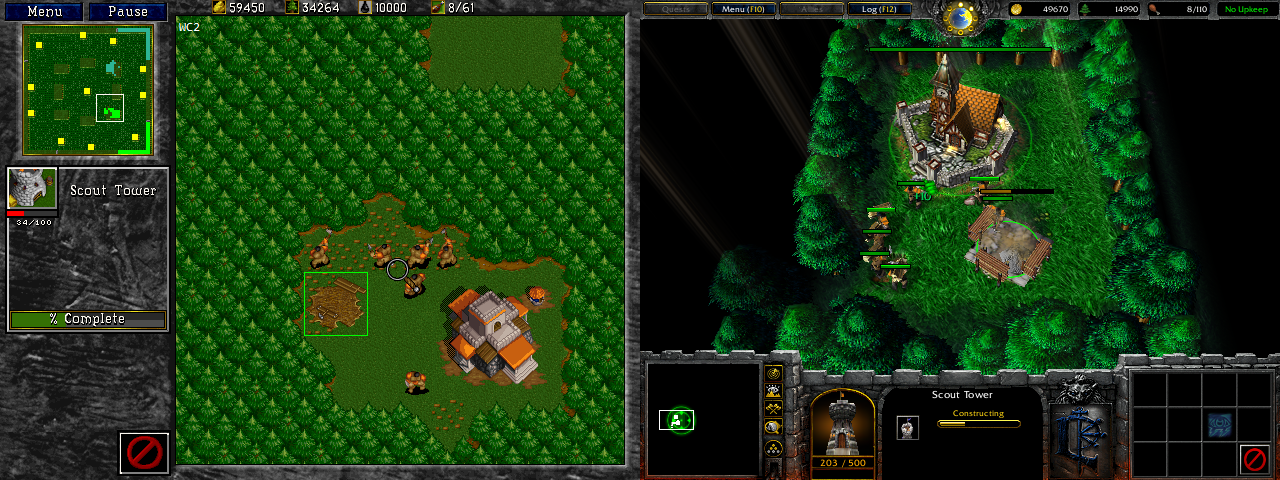 Mini Chop Farms  - WC2 vs WC3