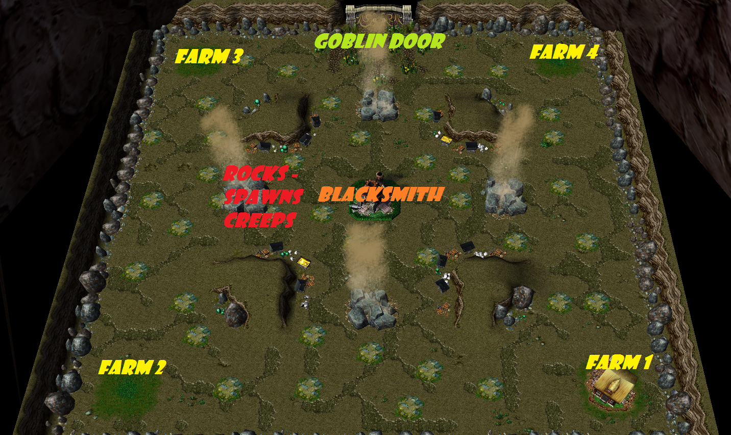 Mining Wars Map