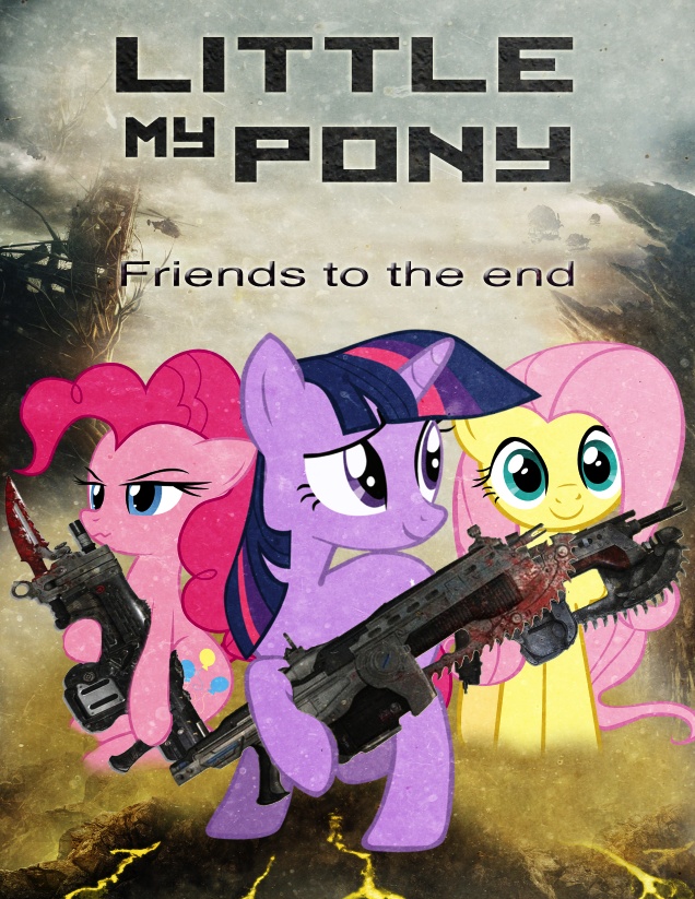 mlp  gears of war 3 by jarredspekter d4aqtvt