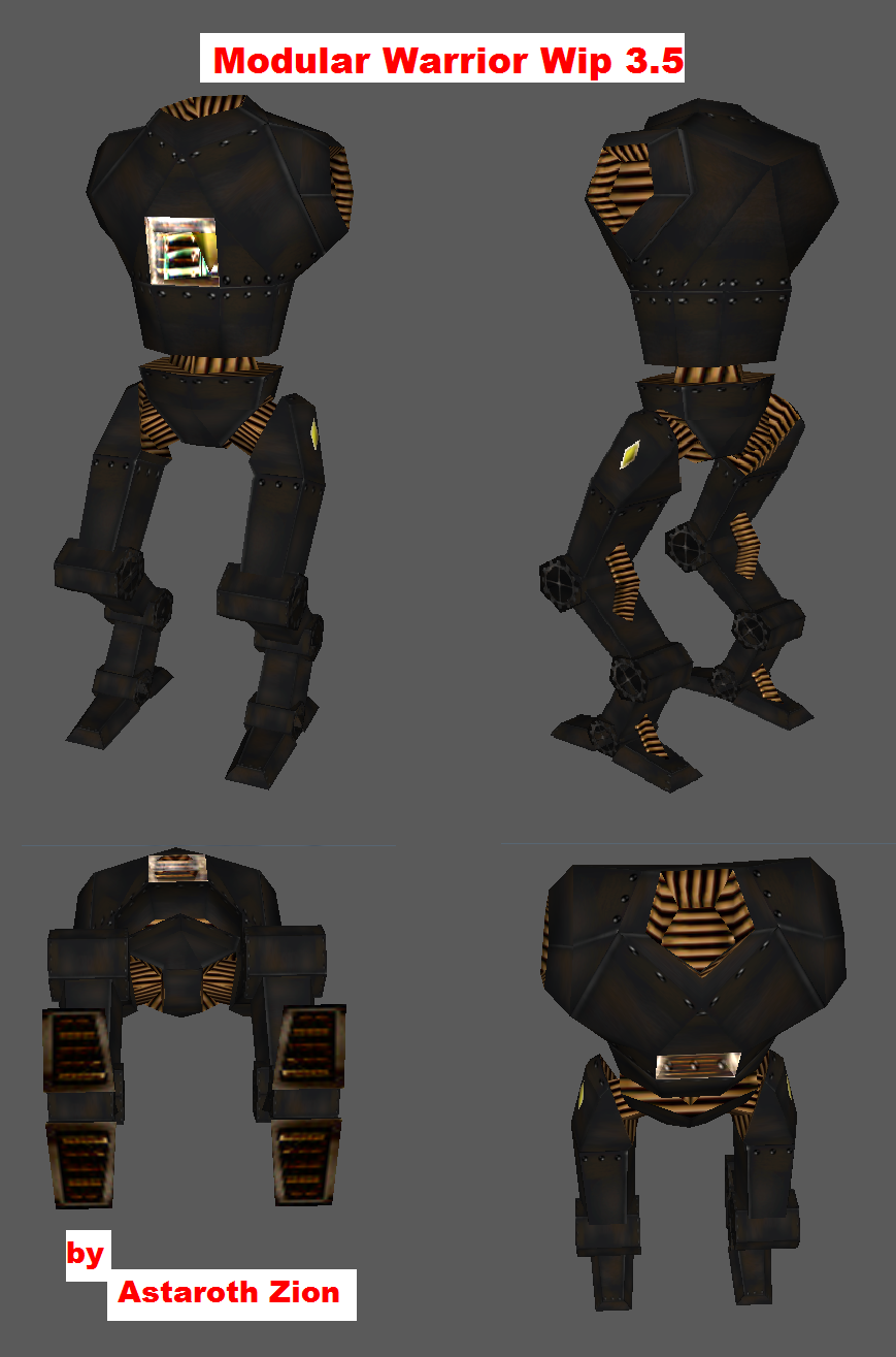 Modular Warrior Wip3.5 by AstarothZion

In more than half of the animations the robot will have this armour over its chest structure.