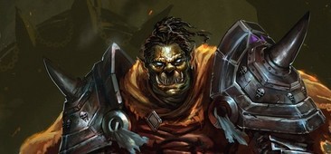 Mok'Dur, the orcish death knight.