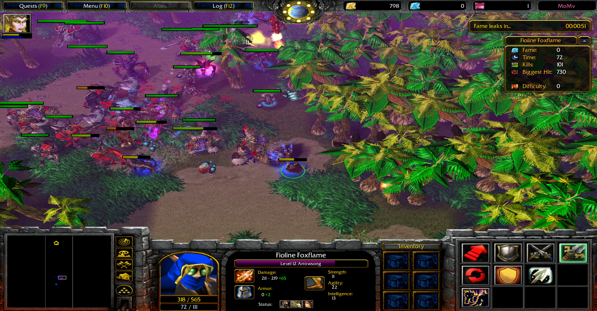 Warcraft 3 инвентарь