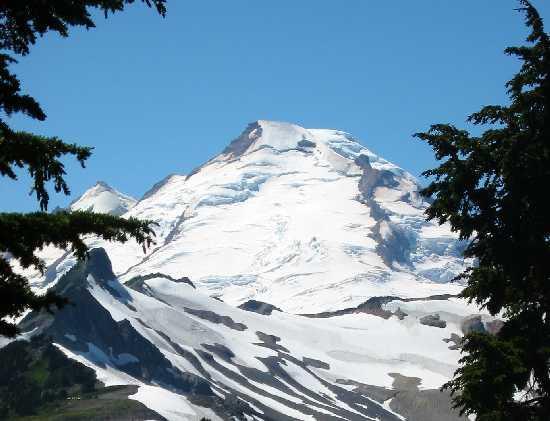 Mt Baker from Ptarmigan Ridge Washington State