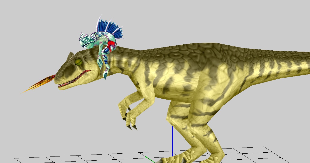 murloc mounted dinosaur 4 sleepy time