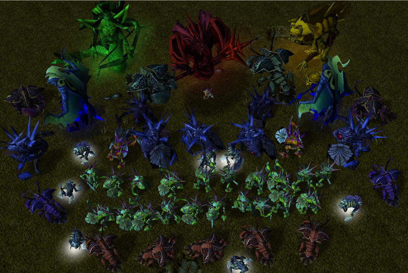 MurlocLegion

 The Murloc legion. Bosses at top: Lady Grml, Kal'Glub, Rmglbrgrblbglrm, and Gurgles. 
 Minions are: Murloc Ghoul, Murloc Archer, Tid