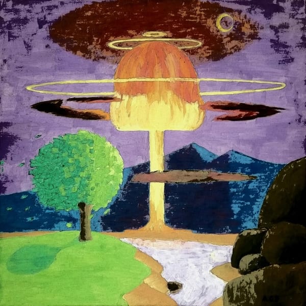 Mushroom Cloud (Variant 1) - Cartoon