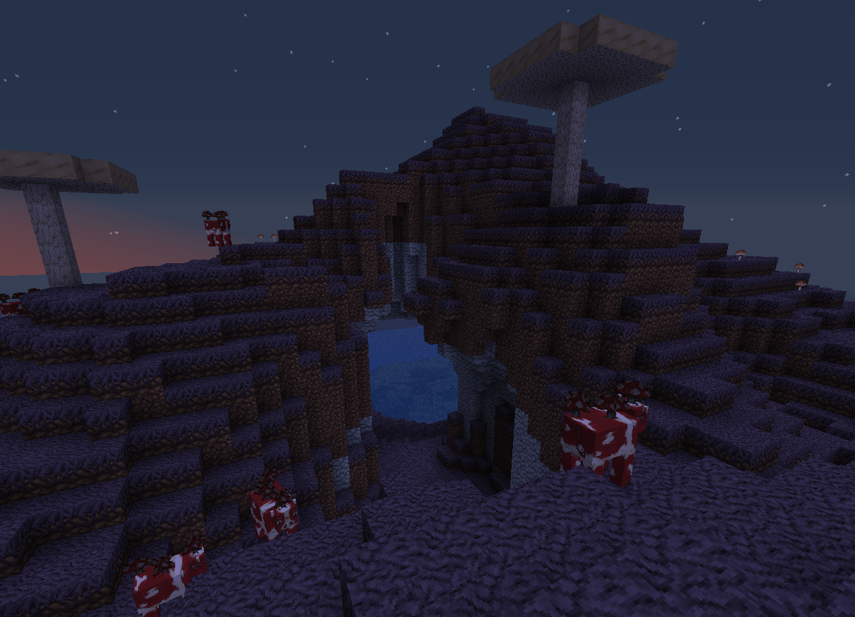 Mushroom Zone
Goddamnit, this is the second mushroom zone i found :)
Shame it's in the center of the ocean :(