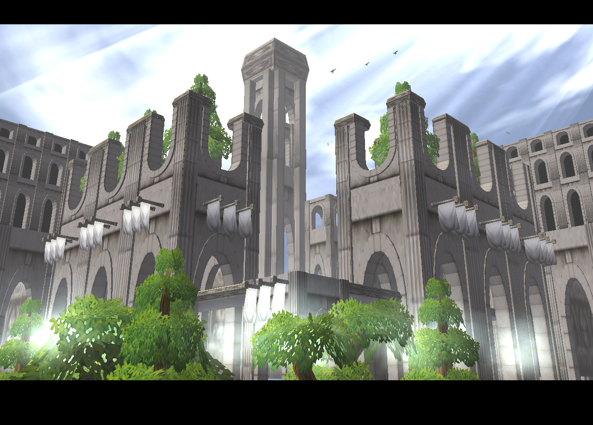 My attempt at making a temple.