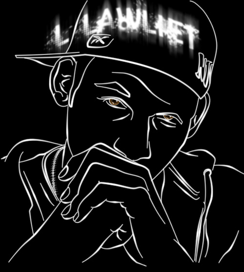 ..::My best friend als LineArt::..