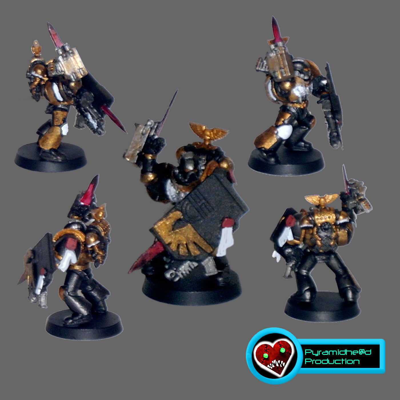 my converted hero. the captain of my tiny sm army.
this guy was originally a normal sm but through conversion and good painting, he now leads my elit