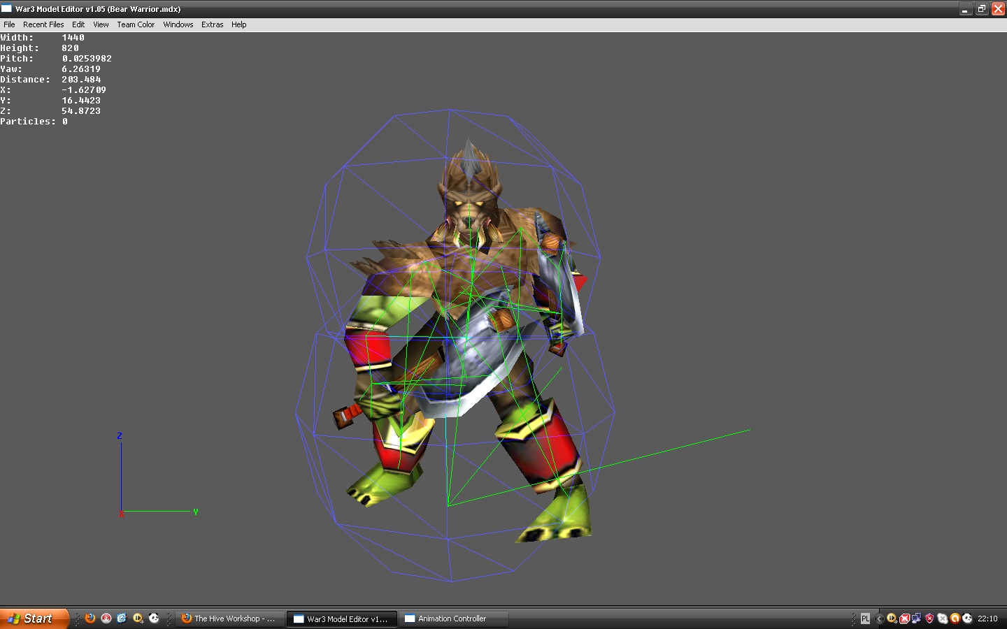 My current bear warrior progress.