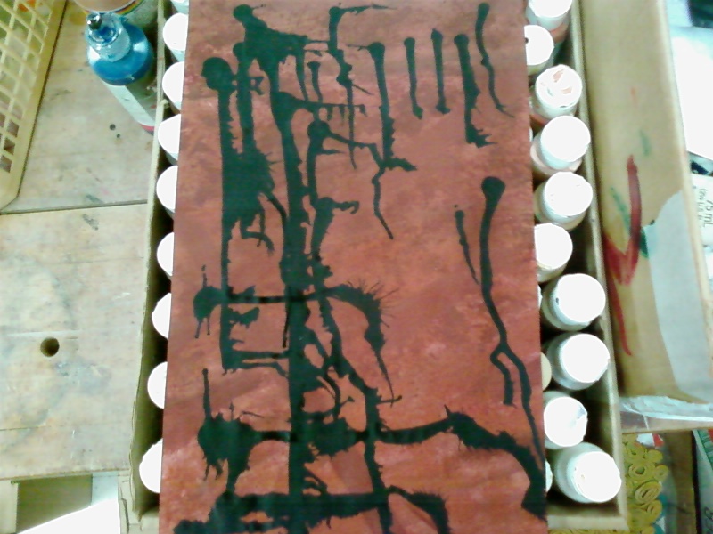 "My Flag" Done in acrylic.