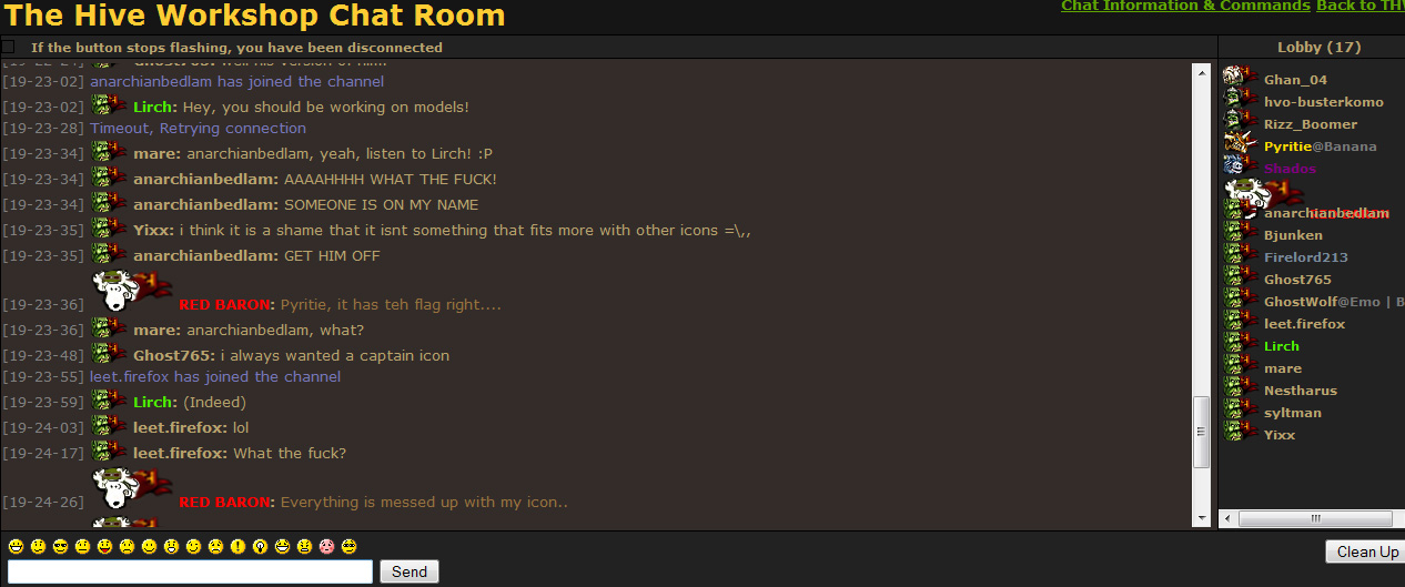 My Huge icon spreading chaos in Chat Act 2