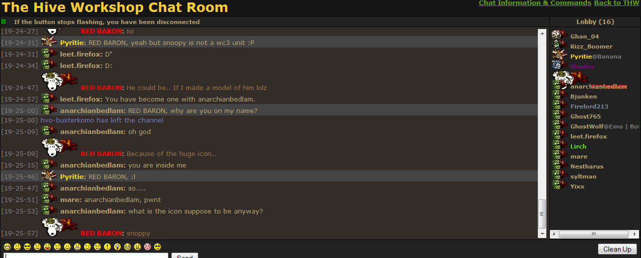 My Huge icon spreading chaos in Chat Act 3