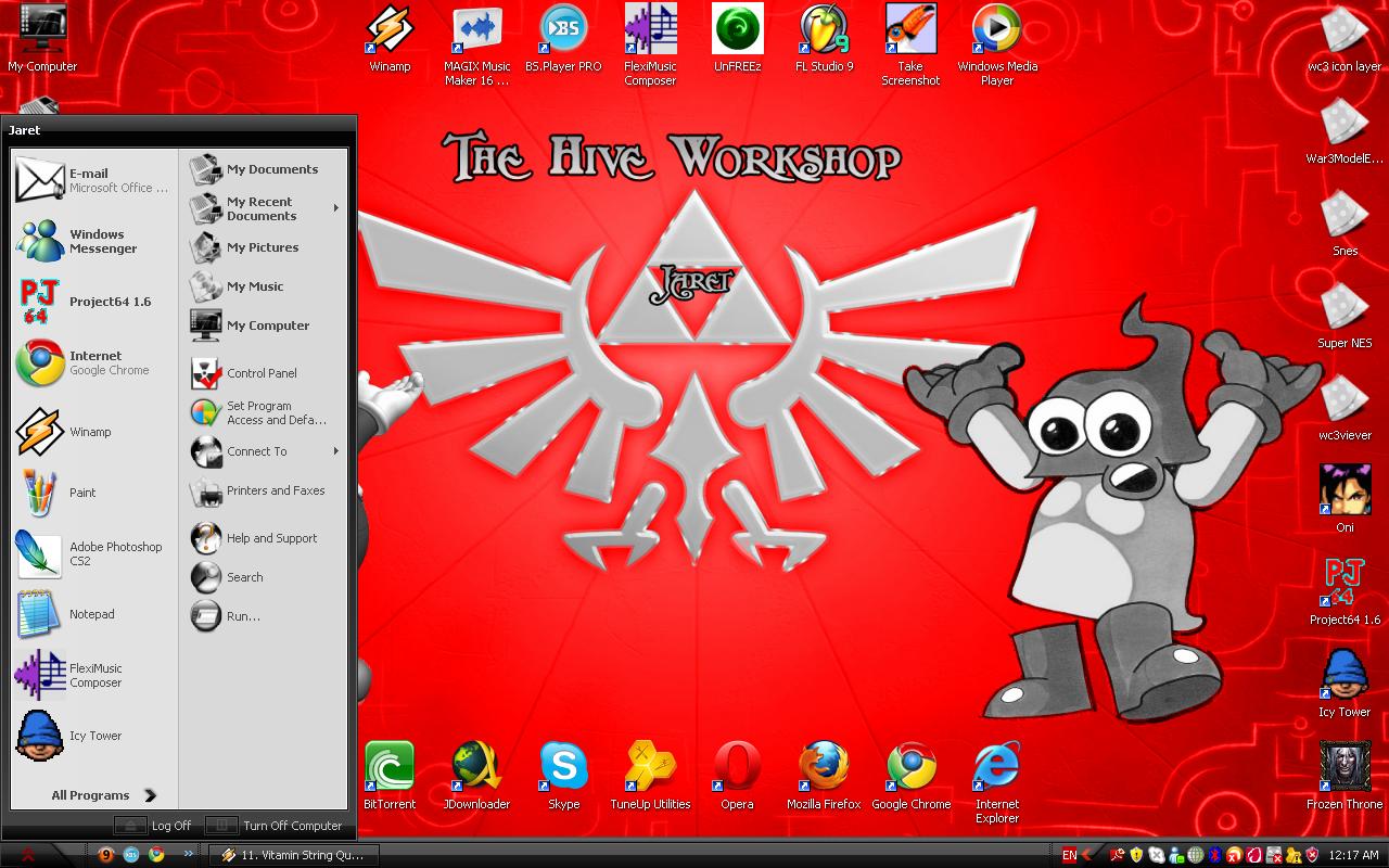 My laptop desktop background