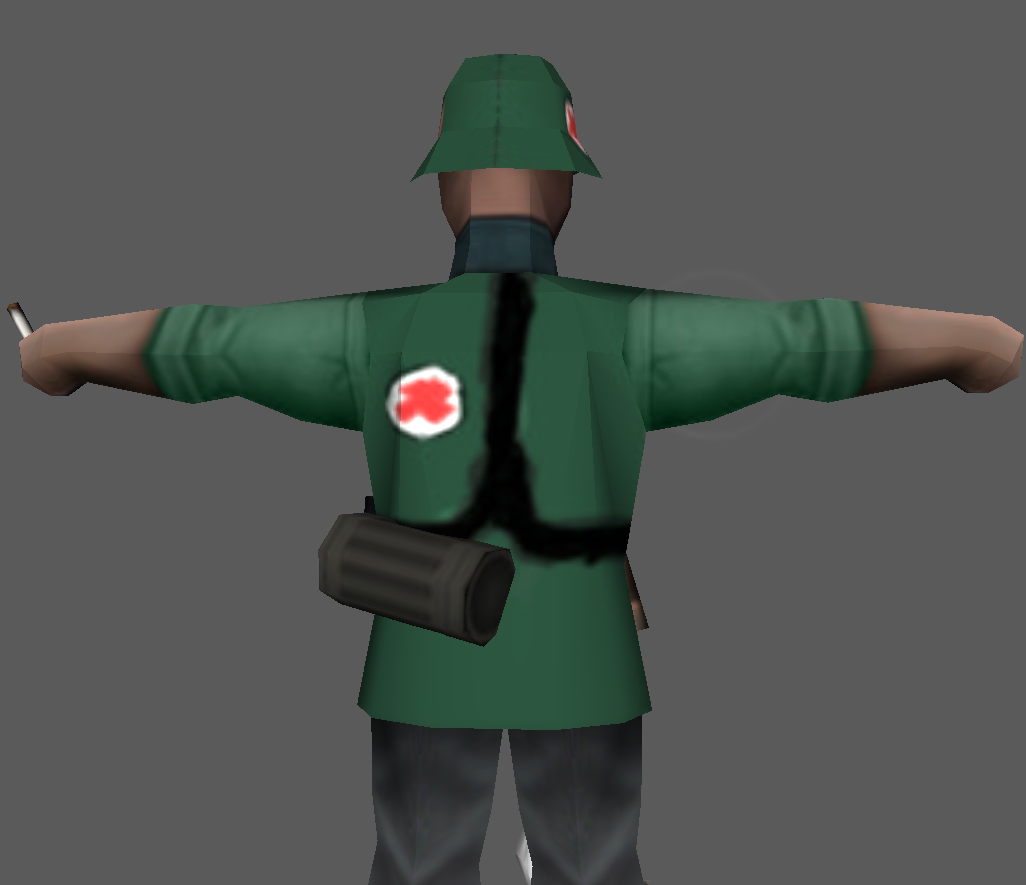 My modification of Fingolfin's German Soldier, I have gotten permission from him to edit it.
the sleeves are just recolour, aswell as the front jacke