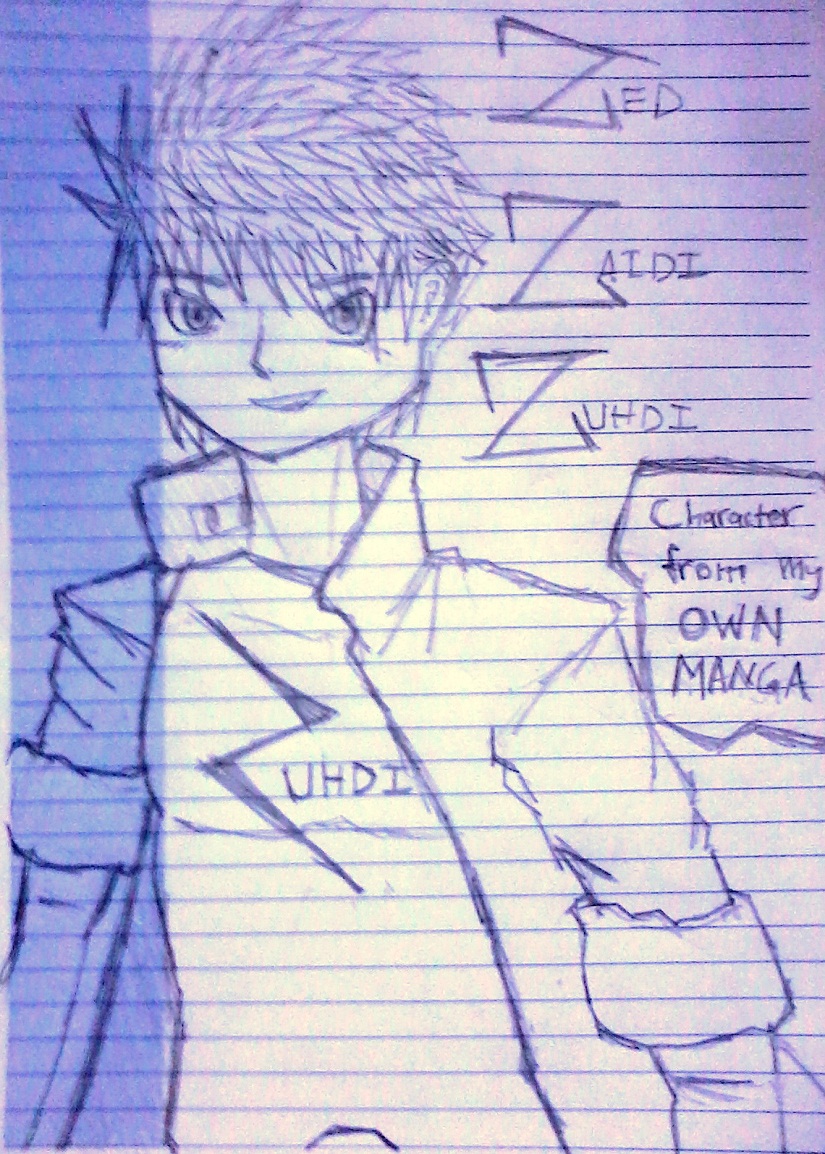 My own character in my own manga comic