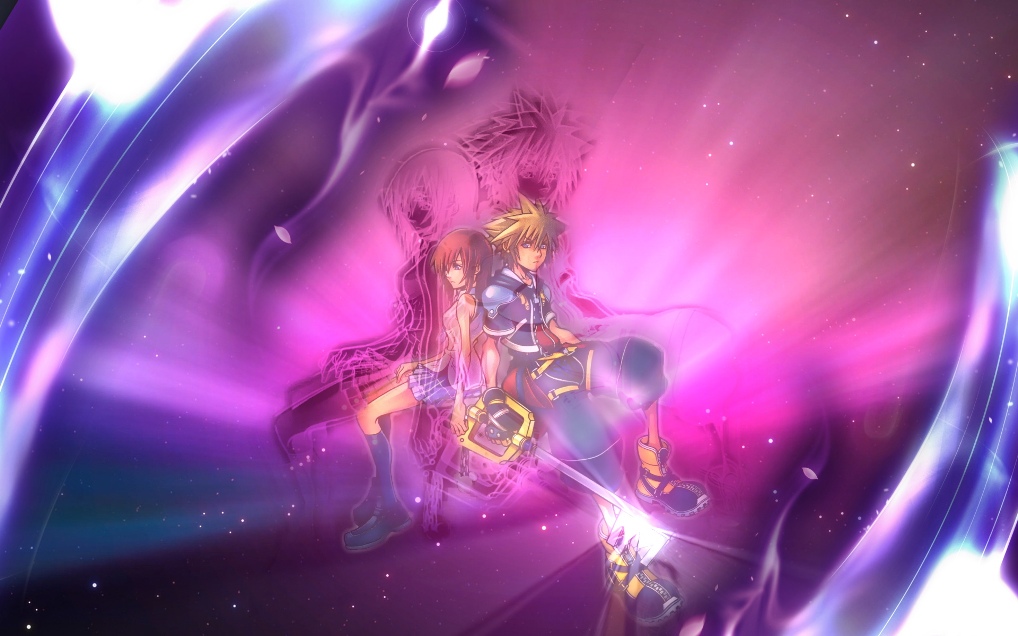 My second wallpaper. Kingdom Hearts theme