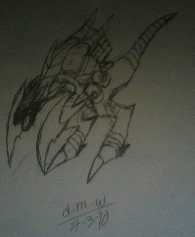 My Self-Drawn Concept of Arcturus, my RP Character on Terraneos Legacy.