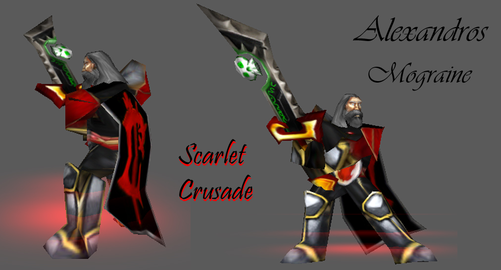 My version of Alexandros Mograine. Sword isnt mine but i tried my hardest to recreate the sword lol. Didnt work.