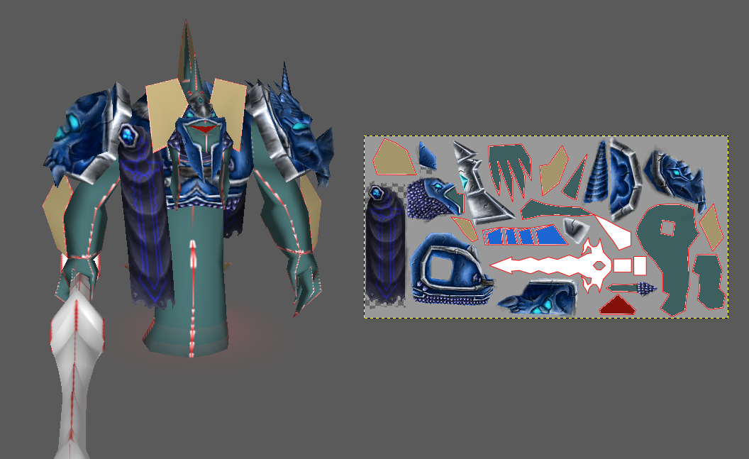Naga Death Knight WIP2
