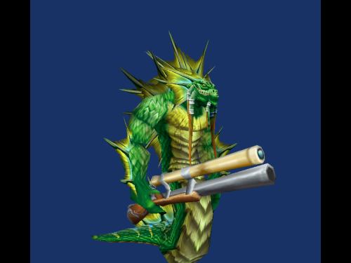 naga with gun