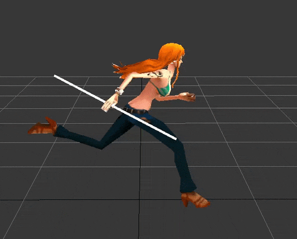 Nami Run Animation