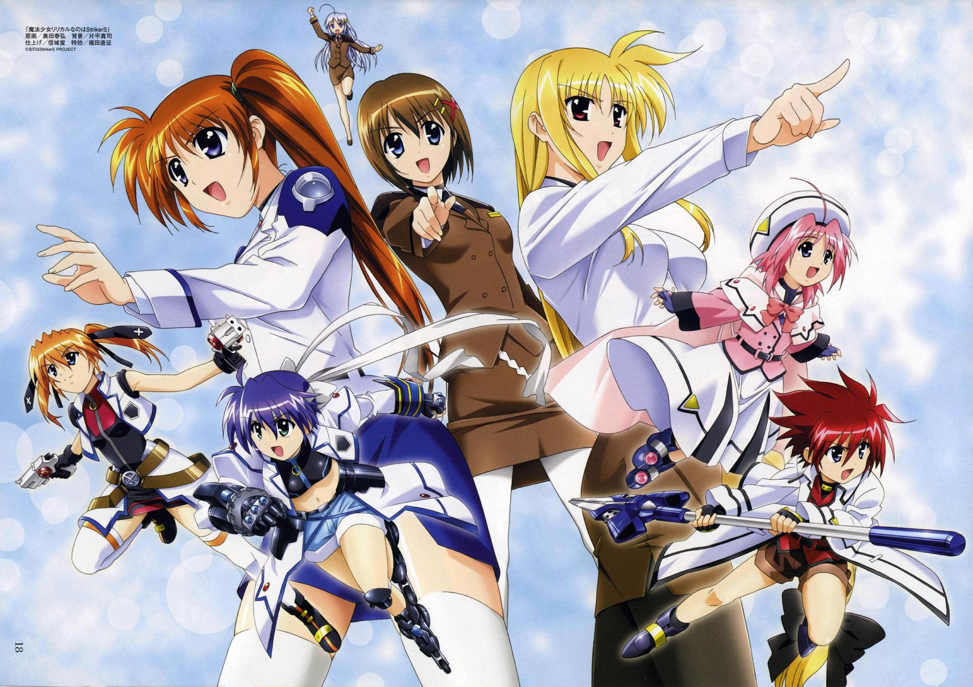 Nanoha Striker S Main Characters weeee idk