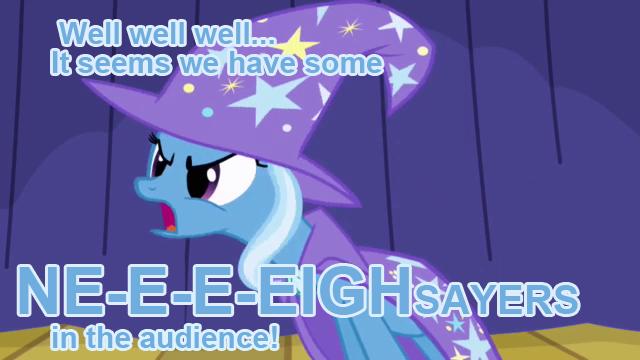 nay sayers in audience
