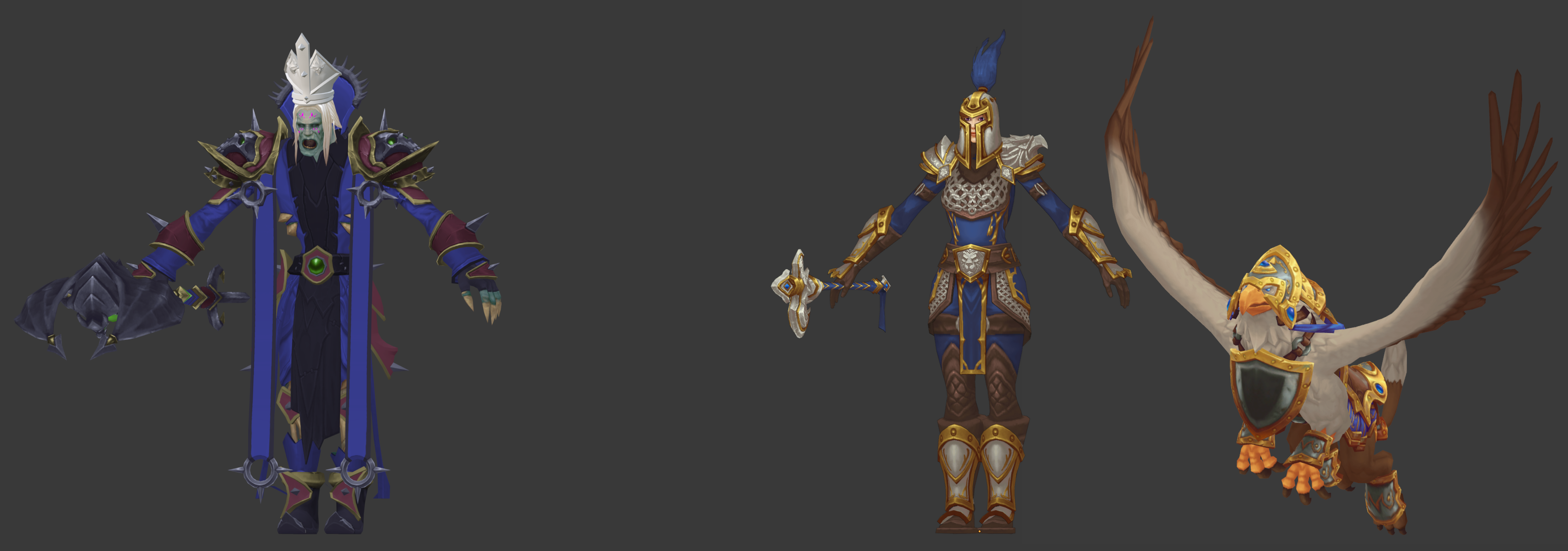Necromancer and Gryphon Rider