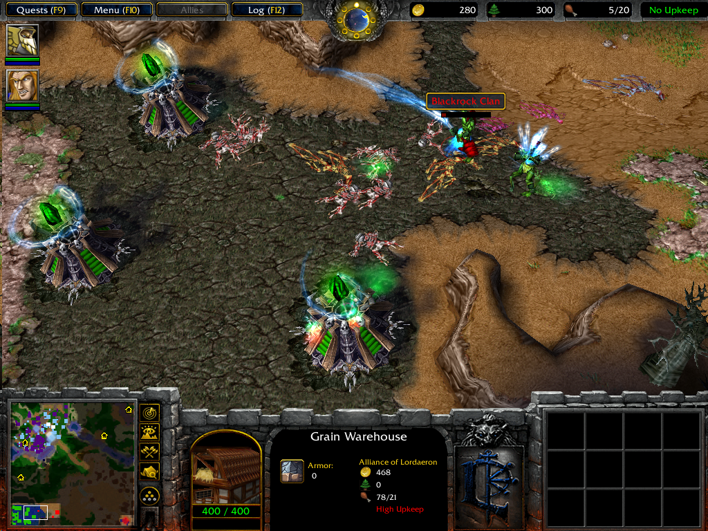 Nerubian Towers can fend off the waves of enemies coming for a while.