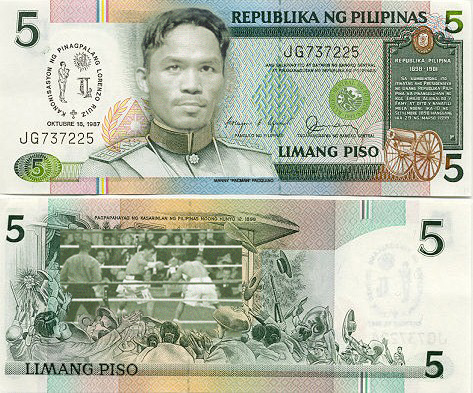 "New 5 Peso Bill"

I wish all money are paper bills...except 1piso, 25cent, 10 cent.